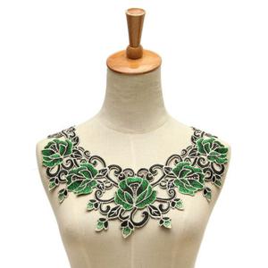 Green Embroidery Lace Patches