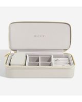 Stackers Large Travel Jewellery Box Oatmeal - thumbnail
