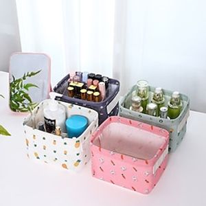 Nordic Fabric Storage Basket Foldable Storage Box For Household Desktop Cosmetics Lightinthebox