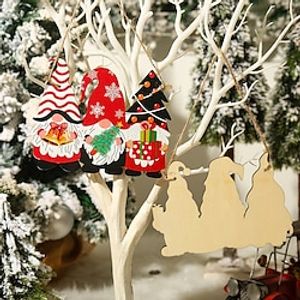 Christmas Supplies Creative Printing Forest Man Doll Door Tag Pendant Living Room Home Decoration. Lightinthebox