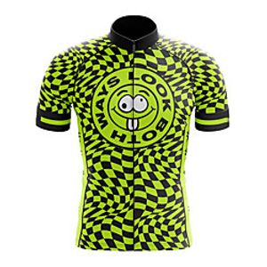 21Grams Men's Short Sleeve Cycling Jersey Summer Spandex Polyester Green Bike Jersey Top Mountain Bike MTB Road Bike Cycling Quick Dry Moisture Wicking Breathable Sports Clothing Apparel  Athleisure Lightinthebox