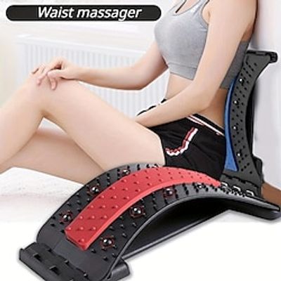 1pc Back Stretch Massager, Relieves Back Pain and Improves Posture Home Massage, Fitness Equipment Stretch Spine Correction Back Pad miniinthebox