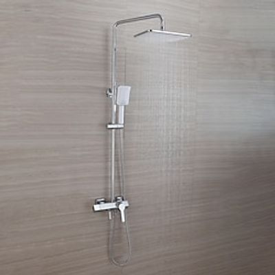 Shower System Set - Handshower Included Contemporary Electroplated Mount Outside Ceramic Valve Bath Shower Mixer Taps Lightinthebox