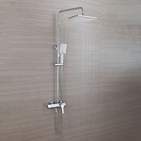 Shower System Set - Handshower Included Contemporary Electroplated Mount Outside Ceramic Valve Bath Shower Mixer Taps Lightinthebox - thumbnail