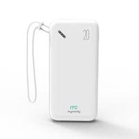 Mycandy Powerbank 20K mah with PD 18W Type C With Dual USB, White