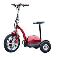 Megastar Megawheels 36 V Electric Foldable 3 Wheels Mobility Tri Wheels Scooter, Red - BD010- R (UAE Delivery Only)