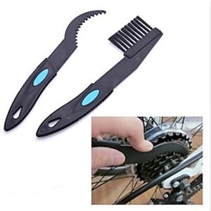 2PCS Bicycle Chain Clean Brush Cleaning Bike Cycling Cleaner Scrubber Tool Bicycle Repair Tools miniinthebox