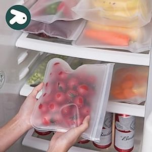 Pintu Refrigerator Food Storage Bag Eva Food Grade Fresh-Keeping Bag Household Fruit And Vegetable Sealed Bag Reuse miniinthebox