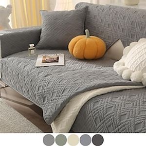 Sofa Mat Sofa Cover Couch Slipcover Anti-Cat Scratch Sofa Seat Pad Sectional Cover for Armchair Loveseat 4 or 3 seater L shape for Kids,Pet,Cats(Not Sold By A Set) Lightinthebox