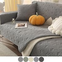 Sofa Mat Sofa Cover Couch Slipcover Anti-Cat Scratch Sofa Seat Pad Sectional Cover for Armchair Loveseat 4 or 3 seater L shape for Kids,Pet,Cats(Not Sold By A Set) Lightinthebox - thumbnail