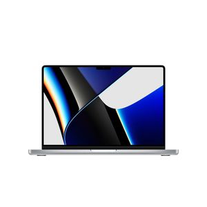 Apple MacBook Pro 14, M1 Pro Chip, 8 Core CPU, 14 Core GPU, 16GB RAM, 512GB SSD, Silver, Arabic