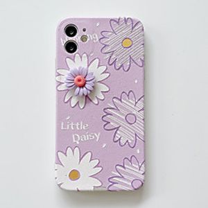 Phone Case For Apple Back Cover iPhone 12 Pro Max 11 SE 2020 X XR XS Max 8 7 Shockproof Dustproof Flower TPU miniinthebox