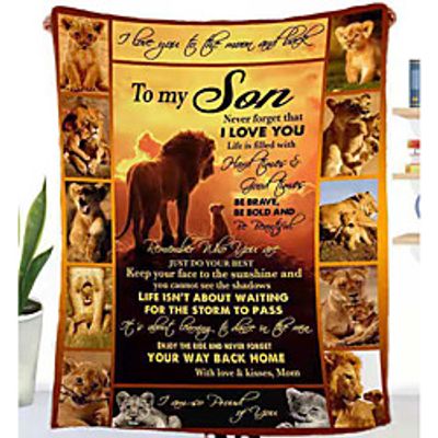 Blanket Envelope High Quality Double-sided Flannel Blanket Envelope Sofa Cover Blanket Lightinthebox