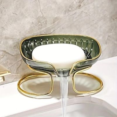 Vertical Oval Soap Tray Rack, Creative Soap Dish, Soap Box With Diversion Nozzle Design, For Bathroom And Kitchen, Bathroom Accessories Lightinthebox