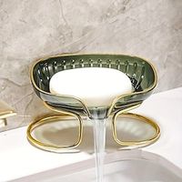 Vertical Oval Soap Tray Rack, Creative Soap Dish, Soap Box With Diversion Nozzle Design, For Bathroom And Kitchen, Bathroom Accessories Lightinthebox - thumbnail