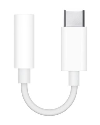 Apple USB-C to 3.5 mm Headphone Jack Adapter MU7E2, White Apple USB-C to 3.5 mm Headphone Jack Adapter MU7E2, White