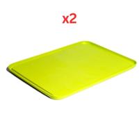 Zee Dog Zee Mat Lime (Pack of 2)