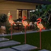 Solar Outdoor Flamingo Light IP65 Waterproof for Garden Lawn Yard Pond Backyard Landscape LED Decoration 1X Lightinthebox