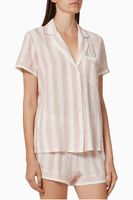 Umbrella Striped Woven PJ Set Umbrella Striped Woven PJ Set