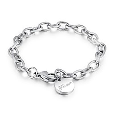 Women's Charm Bracelet Ladies Cartoon Steel Stainless Bracelet Jewelry Rose Gold / Silver For Party Daily miniinthebox