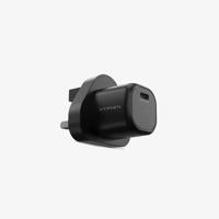 HYPHEN Mini PD Adaptor - 20W UK Plug - Black - thumbnail