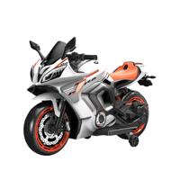 Megastar Ride On 12 v Kazuki Rechargeable Battery Operated Ride On Bike For Kids With Hand Acceleration - Orange