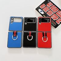 Phone Case For Samsung Galaxy Flip Z Flip 3 Flip Shockproof Solid Colored Aluminum Alloy miniinthebox Phone Case For Samsung Galaxy Flip Z Flip 3 Flip Shockproof Solid Colored Aluminum Alloy miniinthebox