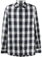 Joseph Azzedine check print shirt - Black