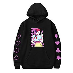 Inspired by Hunter X Hunter Hisoka Anime Cartoon Polyster Print Harajuku Graphic Kawaii Hoodie For Women's  Men's Lightinthebox