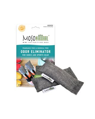 Moso Natural Mini Air Purifying Bag, Pack of 2 For Shoes, Gym Bags & Sport Gear