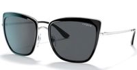 Vogue Silver And Black Sunglasses- VO4223-S 323/87 54-19 135 3N-BSVO22227