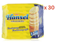 Rebisco Hansel Crackers (10X32G), 320G Pack Of 30 (UAE Delivery Only)