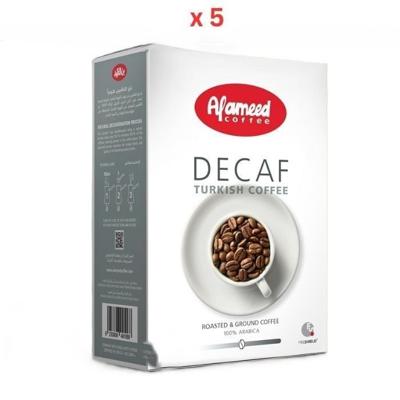 Alameed Decaf Turkish Coffee 250G Pack Of 5