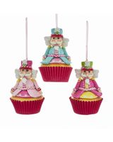 Homesmiths Christmas 4.2 inch Nutcracker Cupcake Assorted 1 Piece Homesmiths Christmas 4.2 inch Nutcracker Cupcake Assorted 1 Piece
