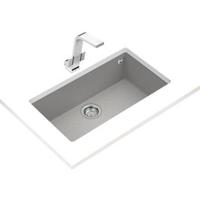 TEKA SQUARE 72.40 Undermount Tegranite Sink Stone Grey