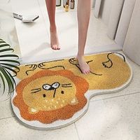 Toilet Floor Mat Non Slip Absorbent Foot Mat Doormat for Entering the Bathroom Easy to Clean Carpet at the Bathroom Entrance miniinthebox - thumbnail