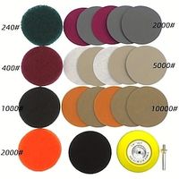 21pcs/set 3 inch Car Headlight Lens Restoration Repair Kit Polishing Cleaner Cleaning Tool miniinthebox - thumbnail