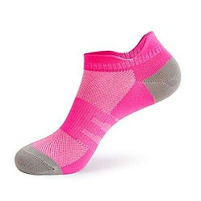 gym sport socks for men women gym basketball hiking cycling [3 pairs same colour] (pink, s [34-38]) Lightinthebox
