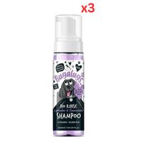 Bugalugs Lavender & Chamomile No Rinse Dog Shampoo 200ml (6.8 Fl Oz) (Pack of 3)
