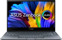 Asus ZenBook Flip 13 OLED Laptop, 11th Gen, Intel Core i7-1165G7, 13.3inch FHD OLED, 16GB RAM, 1TB SSD, Shared Intel Iris Xe Graphics, Windows 11, English & Arabic Keyboard, Pine Grey - UX363EA-OLED101W