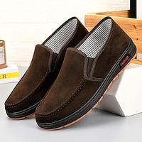 Men's Loafers  Slip-Ons Comfort Shoes Slip-on Sneakers Cloth Loafers Vintage Casual Outdoor Daily Canvas Breathable Black Brown Coffee Summer Spring Lightinthebox - thumbnail