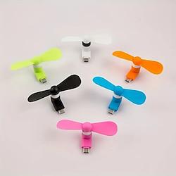 5PCS for Type-c Mobile Phone Mini Fan Charger Fan Portable Small fan Lightinthebox