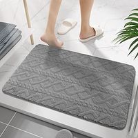 Bathroom Rugs Bath Mat, Non Slip Ultra Soft and Water Absorbent Bath Carpet, Machine Washable for Bathroom Floor, Under Sink,Shower and Tub Lightinthebox - thumbnail