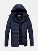 Zipper Cuff Hooded Parka