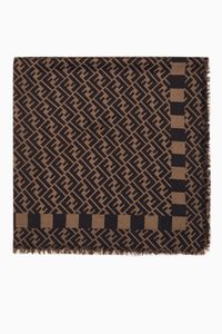 FF Keffiyeh Scarf in Cashmere Wool Silk Knit