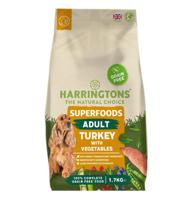 Harringtons Superfoods Turkey with Vegetables Adult Dry Dog Food 1.7Kg