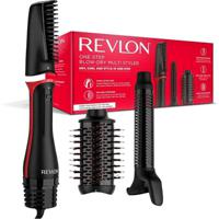 Revlon One Step Blow Dry Multi Styler, Root-Drying Concentrator, 360 Vented Airflow Curler, Unique Oval Shape Brush, One-Step Technology, Variety Of Hair Styles - RVDR 5333