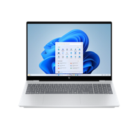 HP OmniBook 7 AI Intel Core Ultra 7 255H 32GB RAM 1TB SSD Intel Arc 140T Graphics 16 Inch WQXGA Windows 11 Home Laptop - Glacier Silver (16-ay0002ne+BUN)