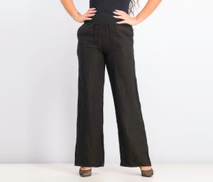 Womens Elastic Waist Pants  Black