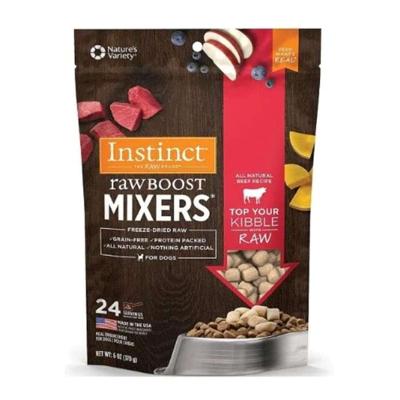 Instinct Raw Boost Mixers Beef Freeze Dried Dog Food Topper - 6OZ
